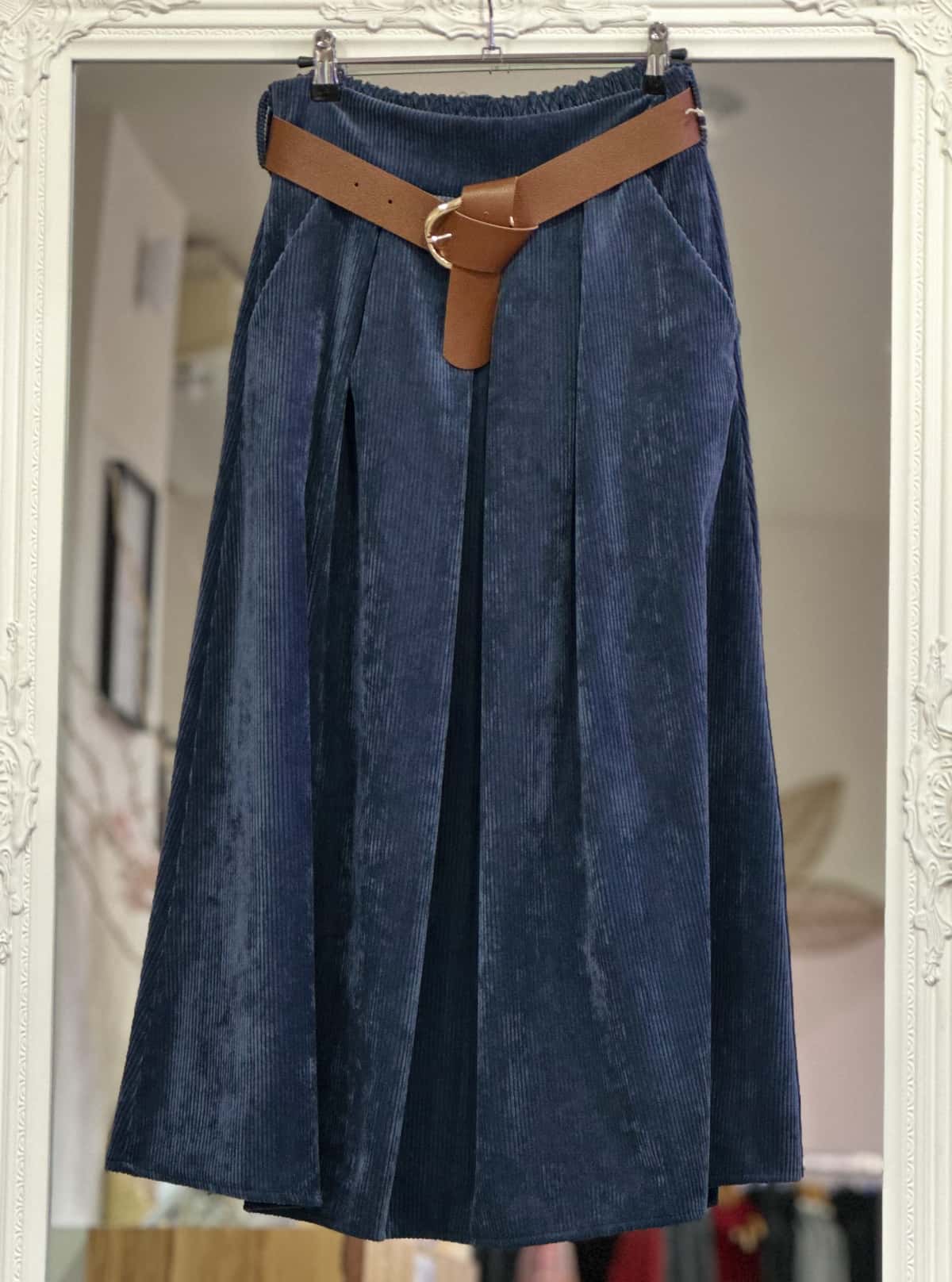 Jupe velour