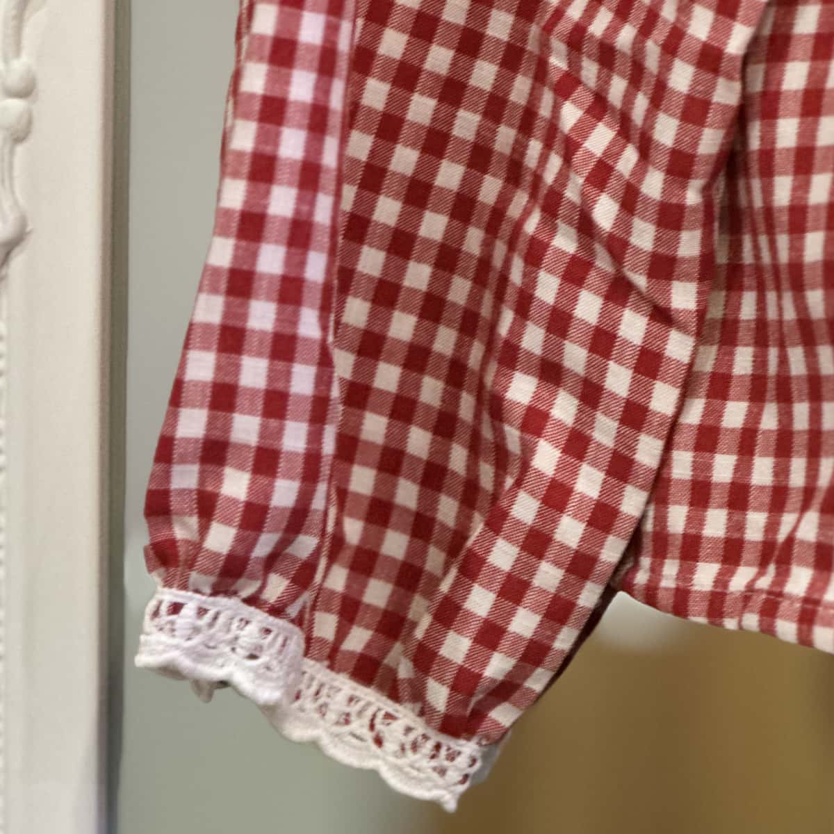 Chemise vichy rouge