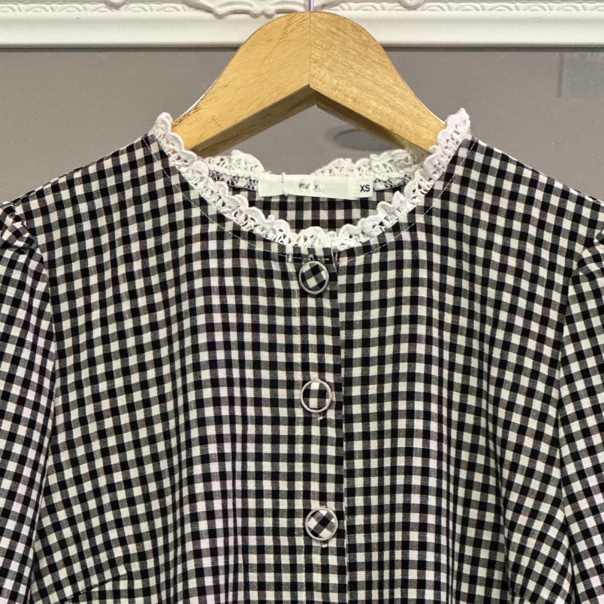 Chemise vichy noir