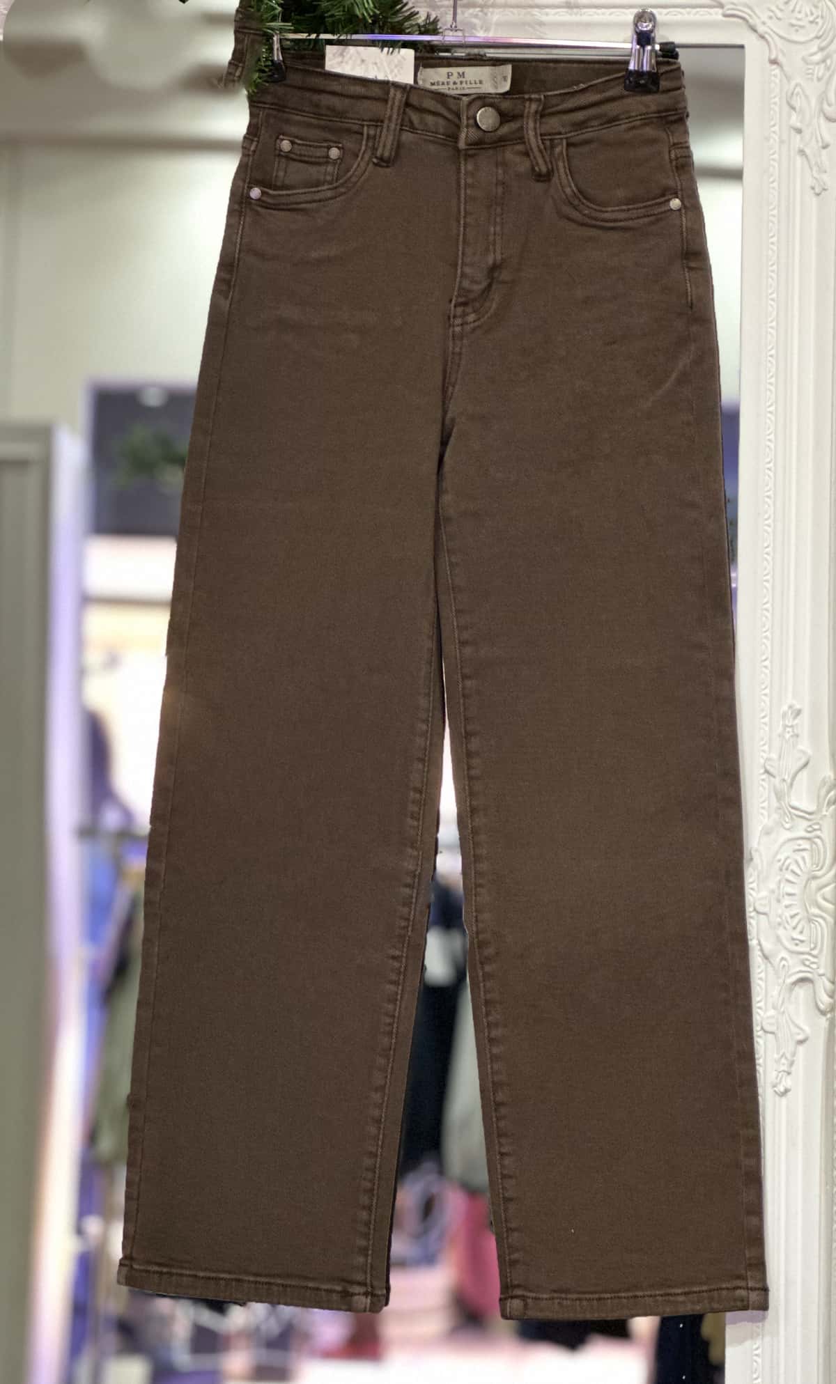 Jean chocolat junior