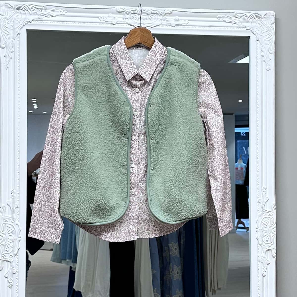 Gilet de berger vert junior