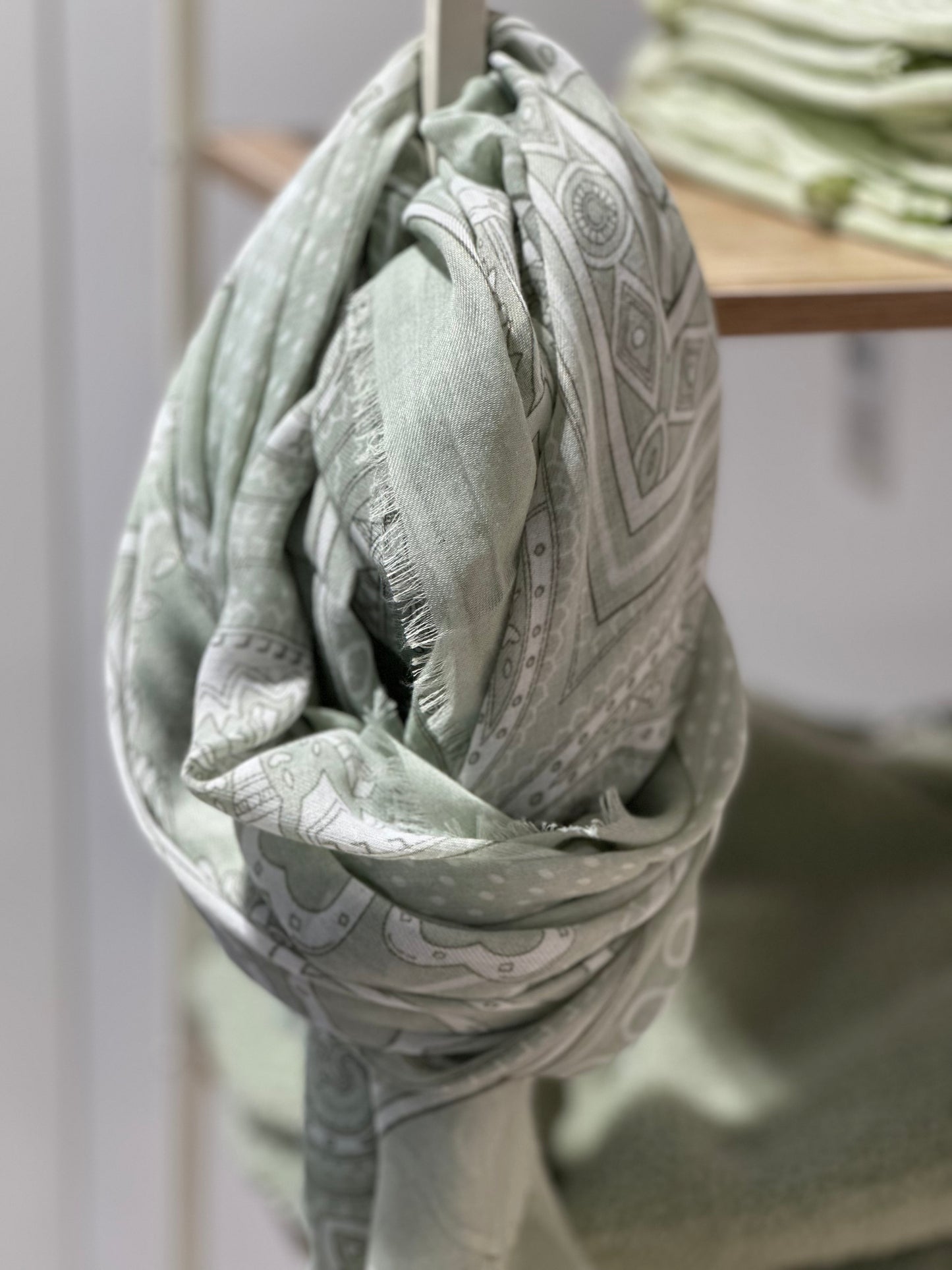 Foulard vert d'eau