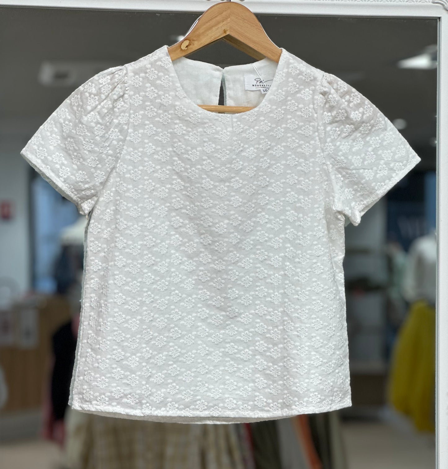 Blouse broderie anglaise E26 junior