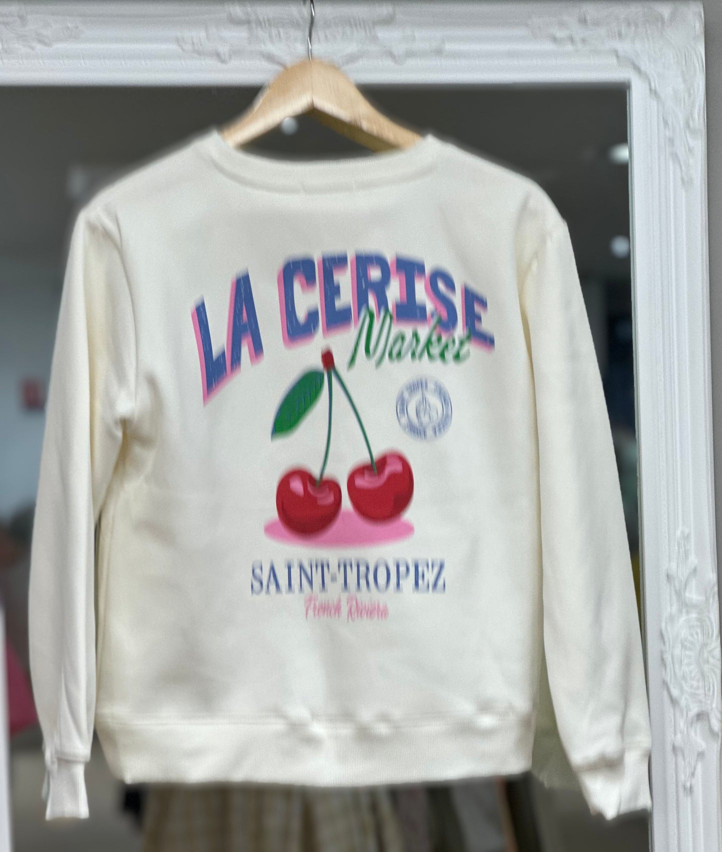 Sweat cerise VANILLE femme