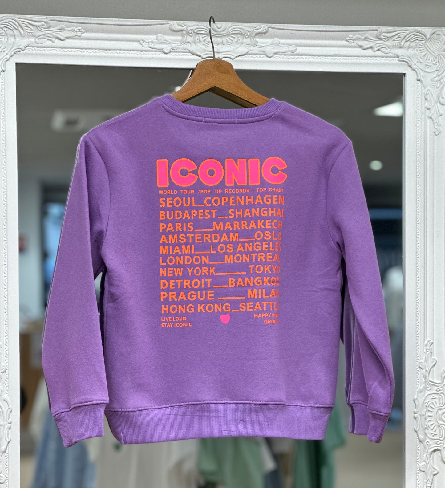 sweat iconic violet junior