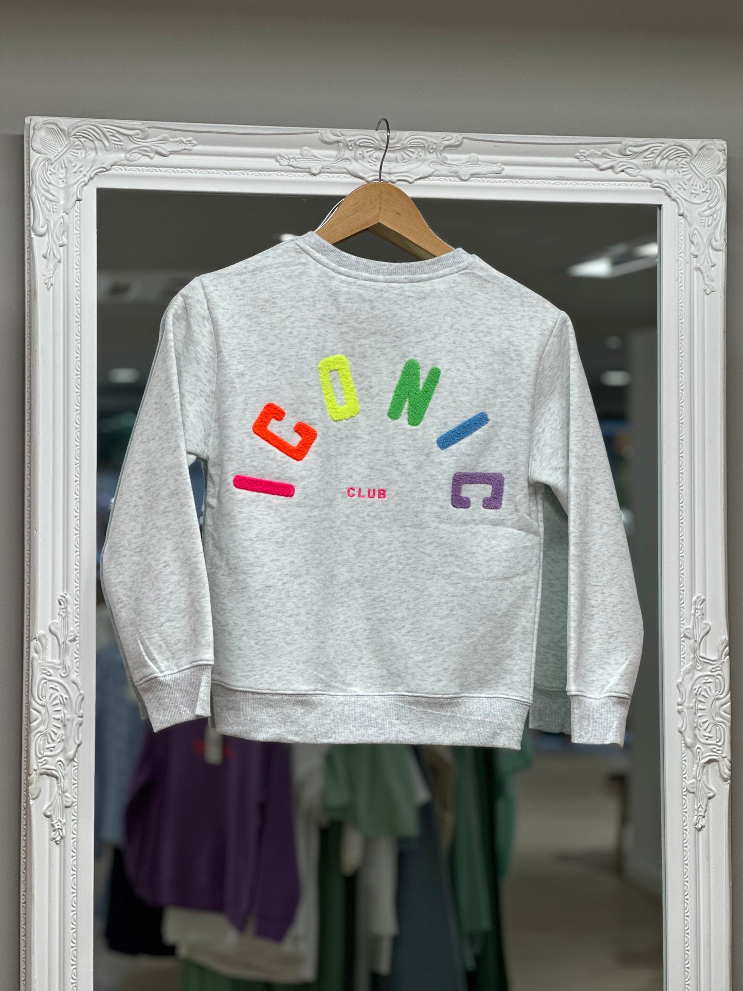 sweat iconic GRIS junior