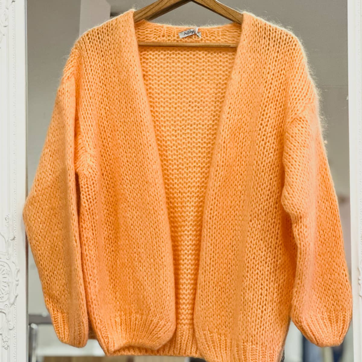 Gilet orange femme