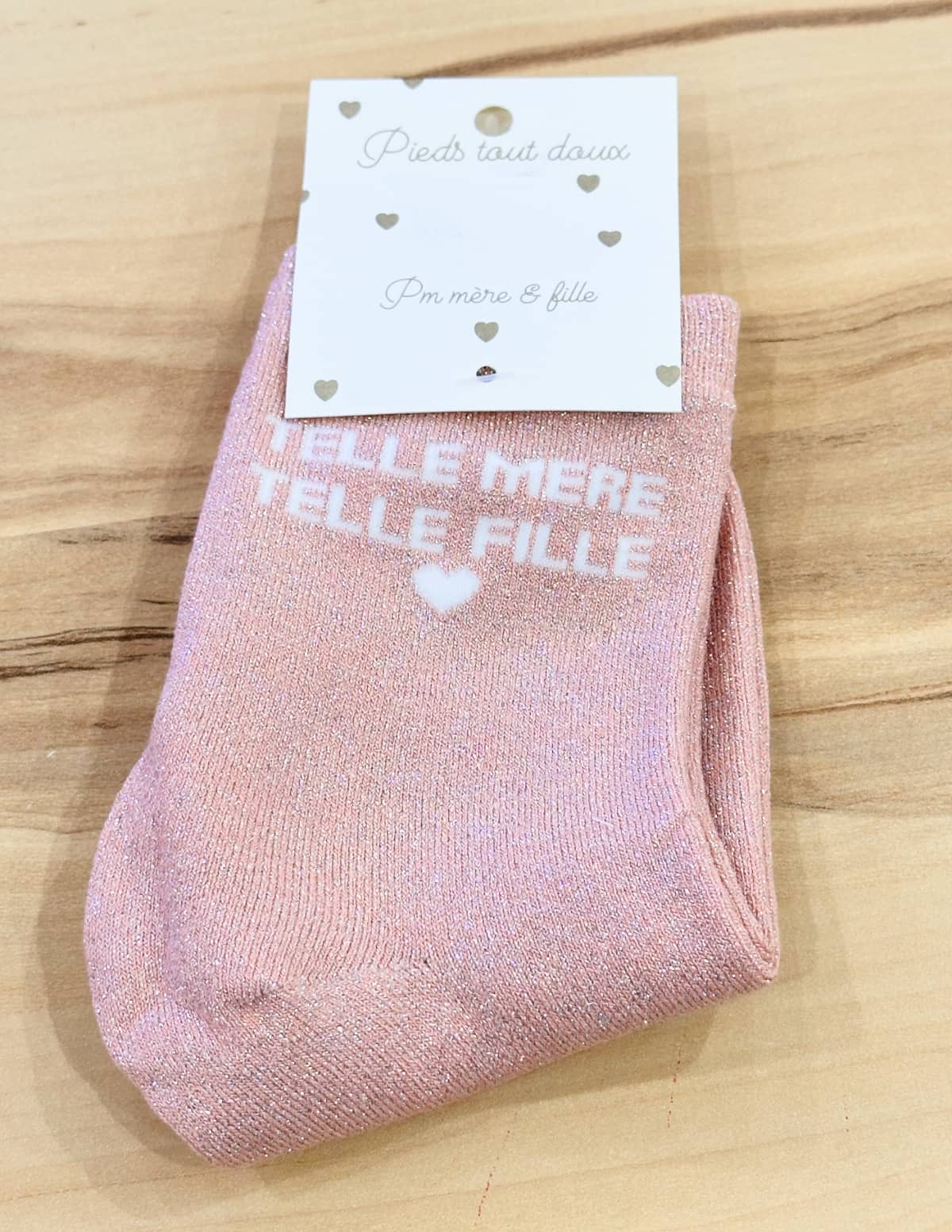 chaussettes "telle mère telle fille"