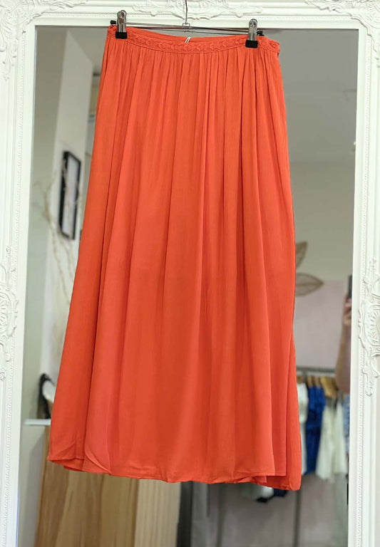 Jupe orange