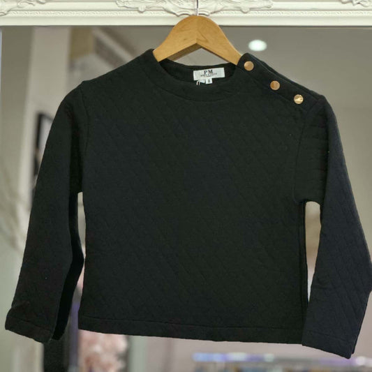 Sweat noir junior