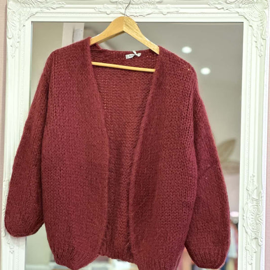 Gilet  lie de vin