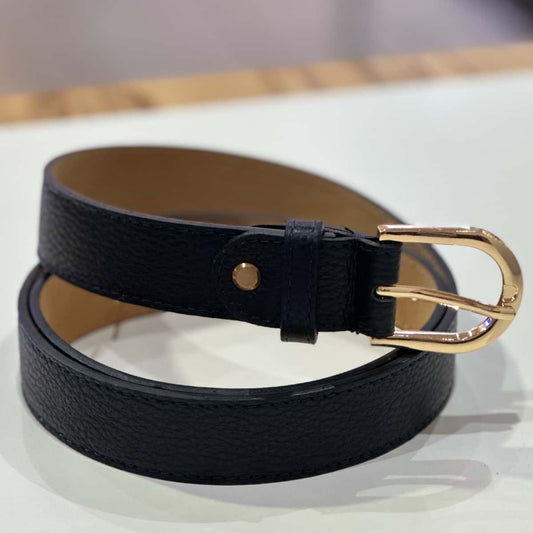Ceinture cuir marine