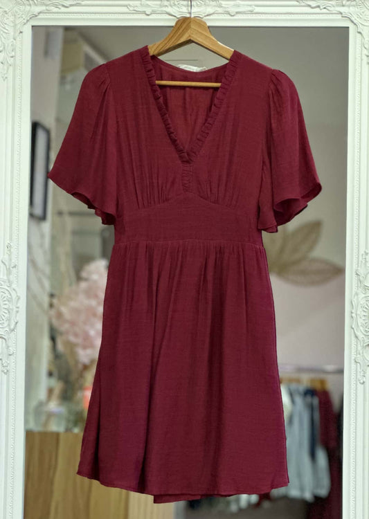 Robe  prune femme