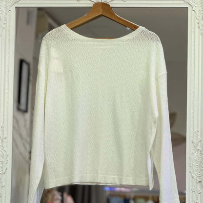 Gilet/pull  ecru