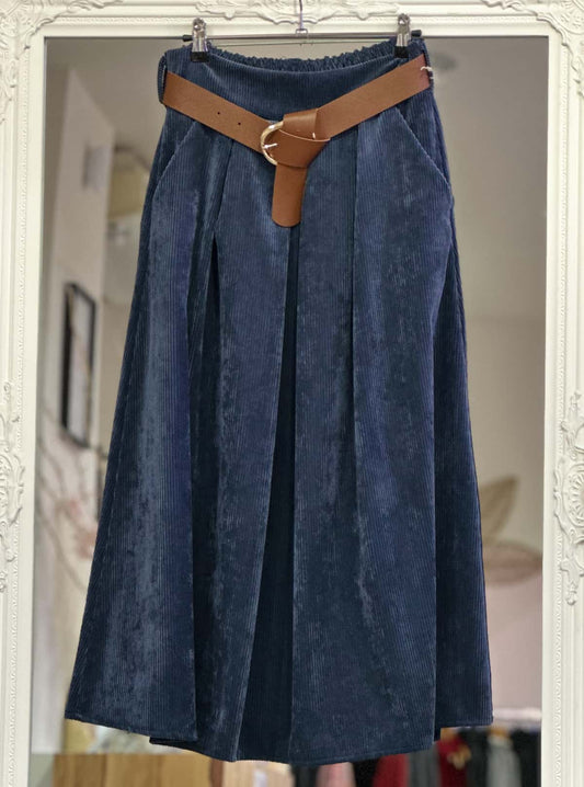 Jupe velour