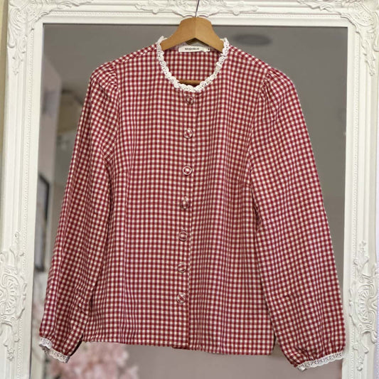 Chemise vichy rouge