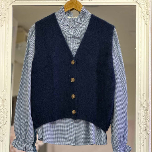 Gilet sans manche marine
