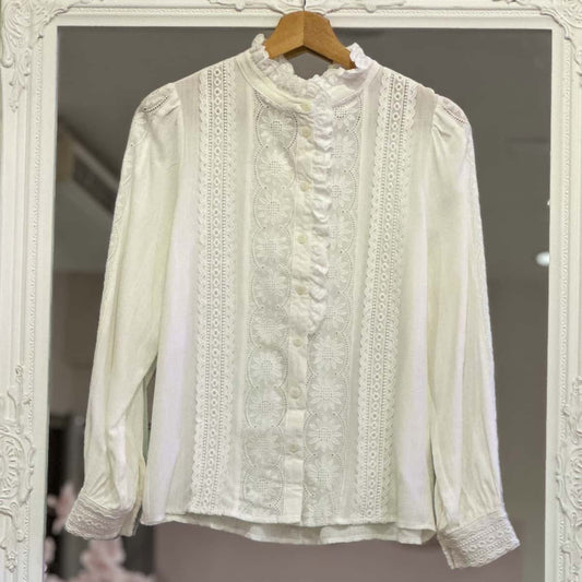 Chemise broderie anglaise