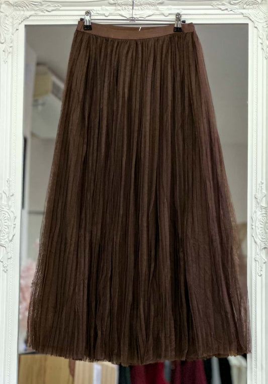 Jupe tulle chocolat
