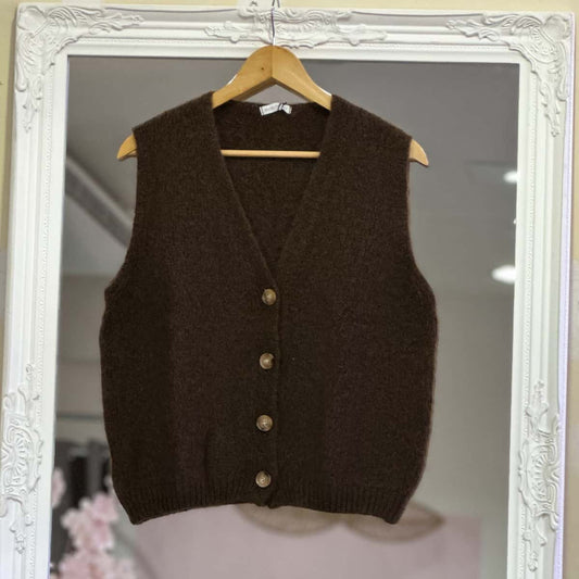 Gilet sans manche chocolat