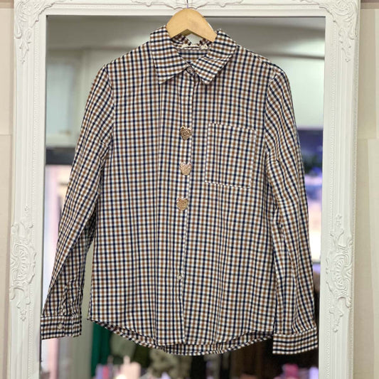 Chemise broche coeur