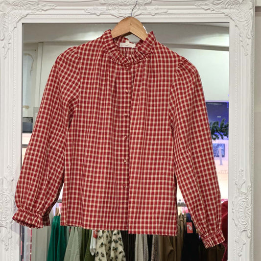 Chemise carreaux rouges