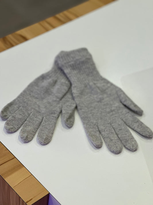 Gants gris clair