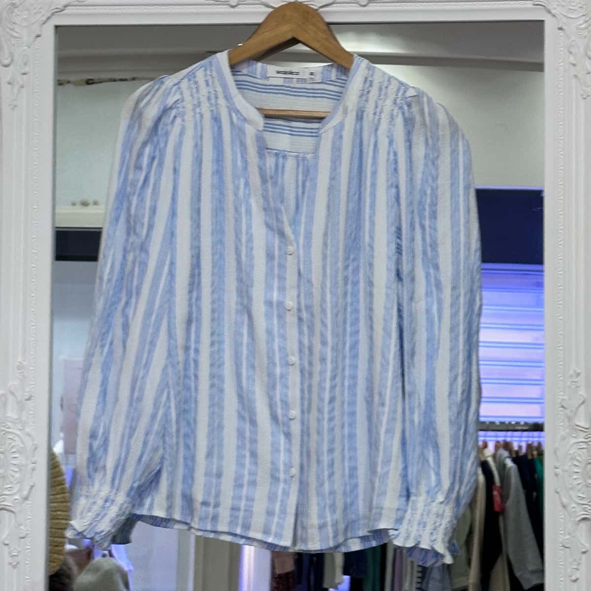 Chemise smocks poignets