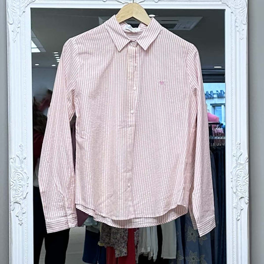 Chemise rayée rose E26 femme