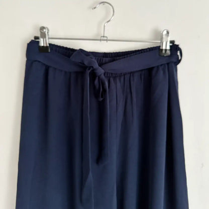 Pantalon fluide marine ado