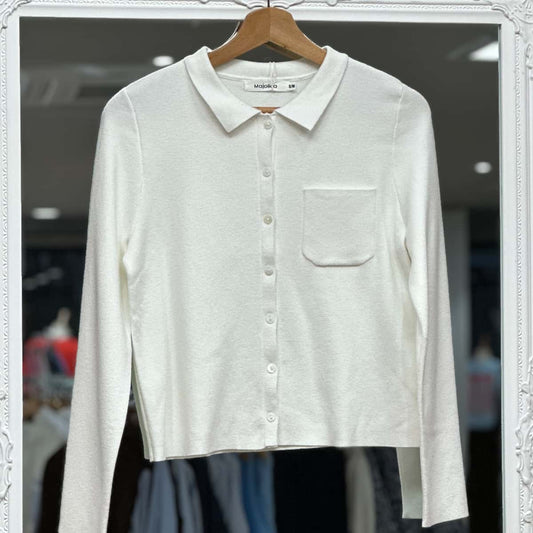 Gilet polo blanc