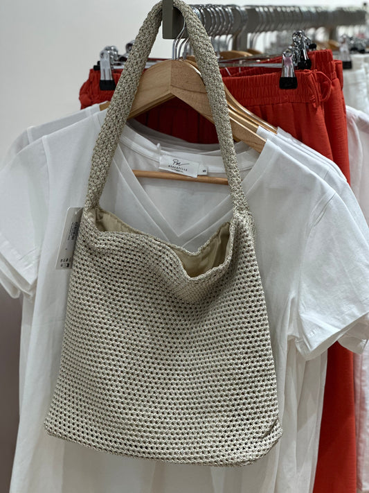 Sac cabas doré