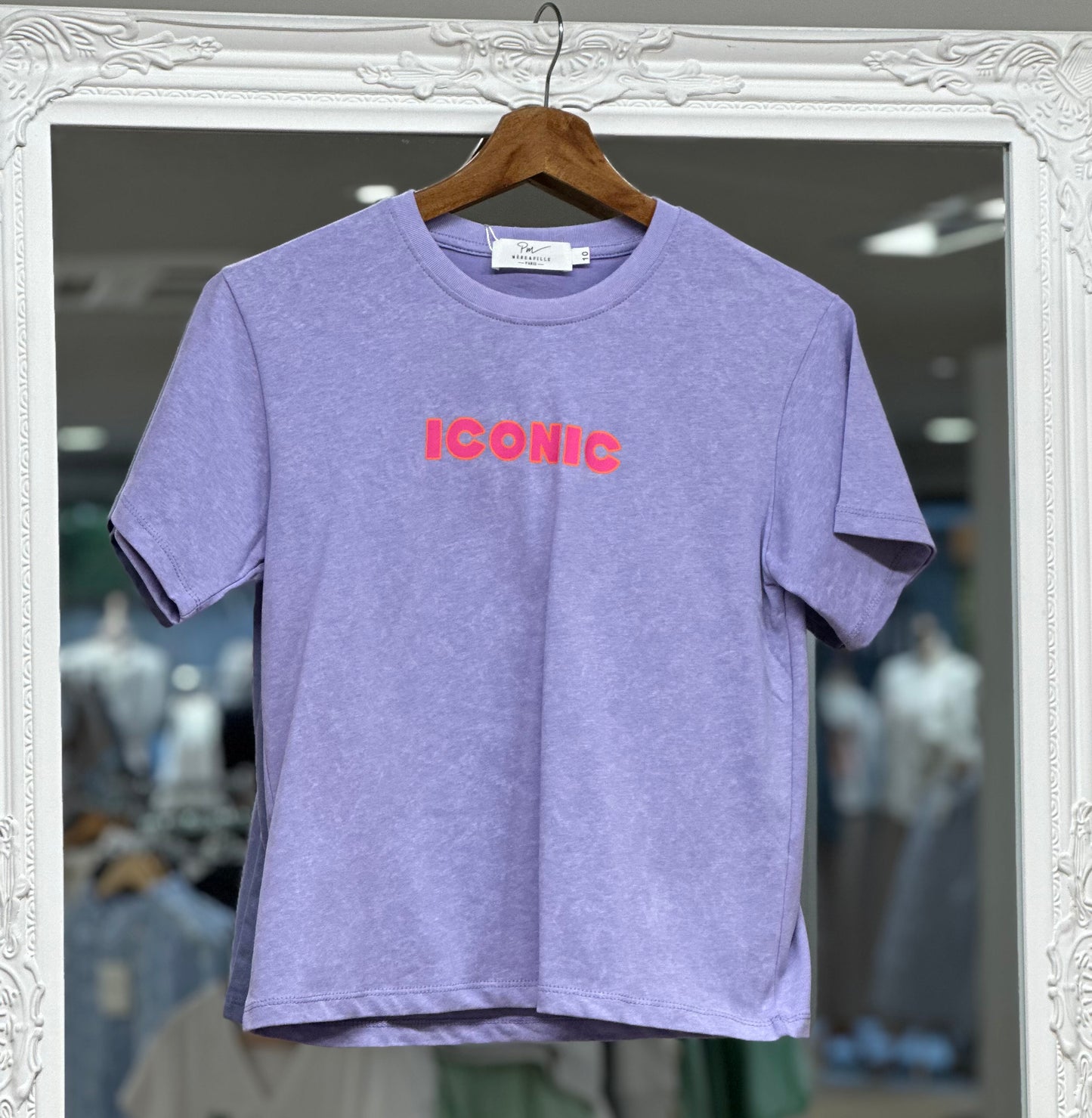 T-shirt Iconic violet