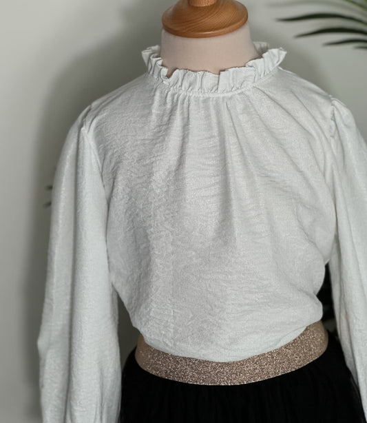 Blouse blanche enfant
