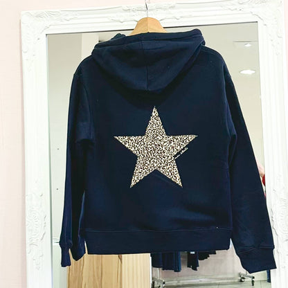 Sweat  capuche "étoile" ado