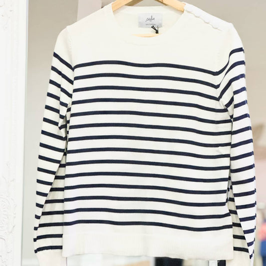 Pull marinière femme
