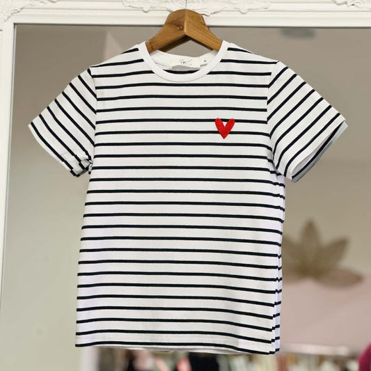 T shirt marinière ado