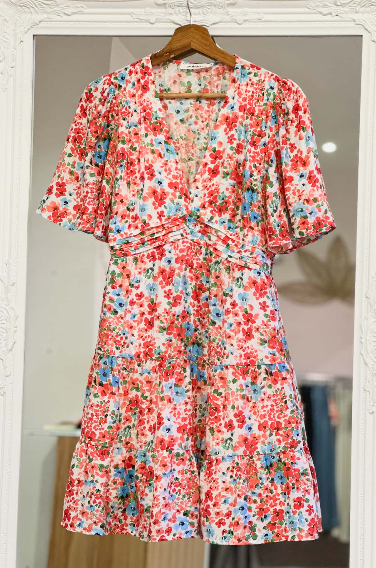 Robe imprimé rouge