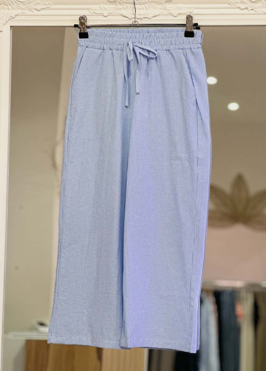 Pantalon coton bleu ciel junior
