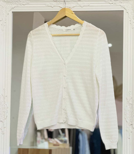 Gilet blanc été