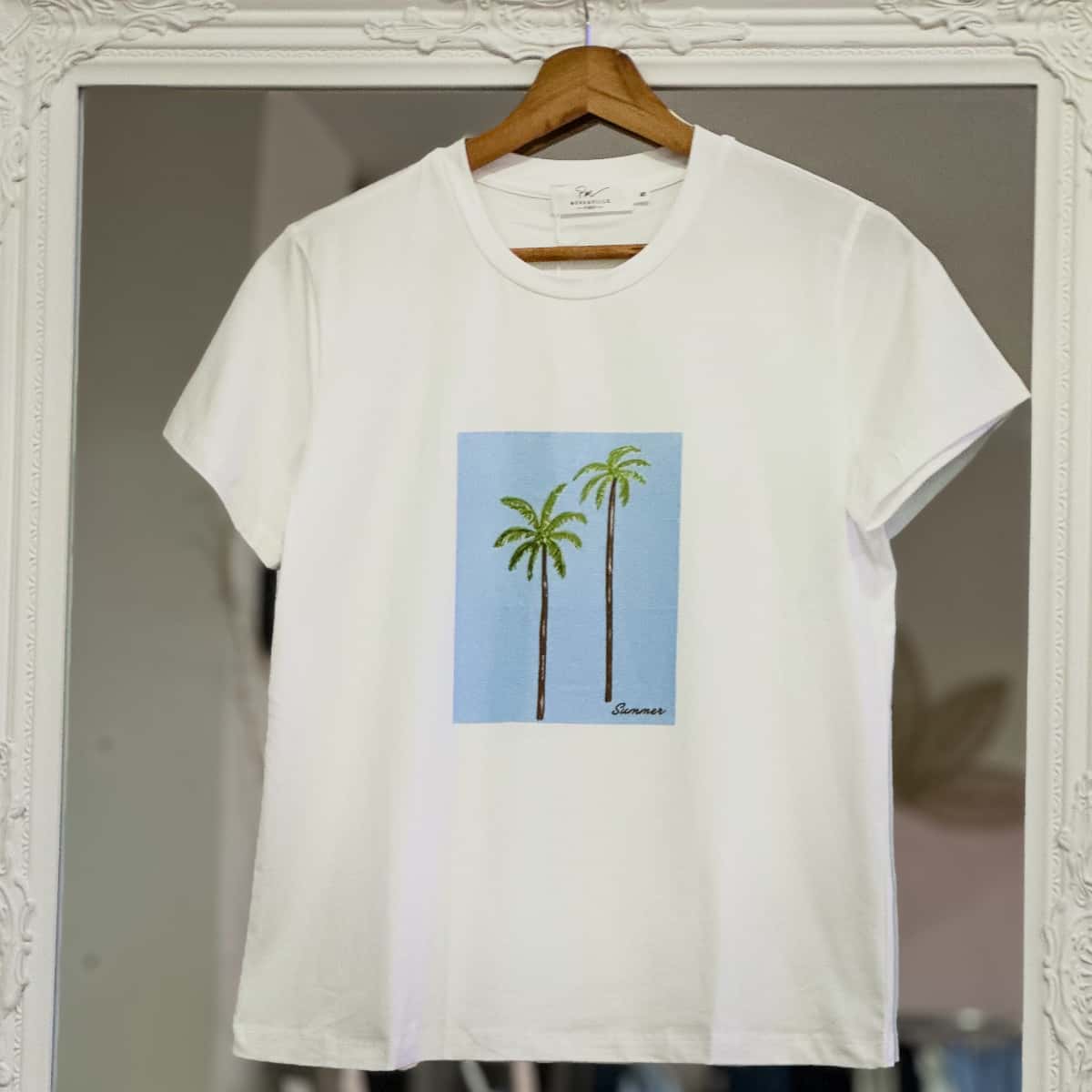 t shirt "Palmier" femme