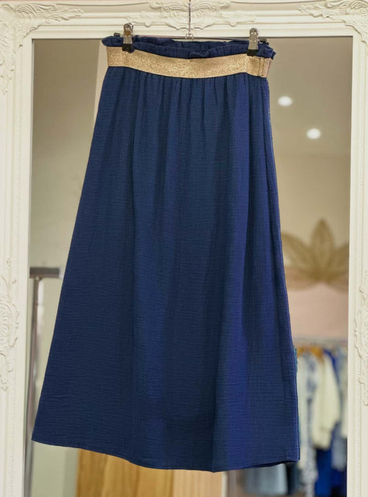 jupe gaze marine femme