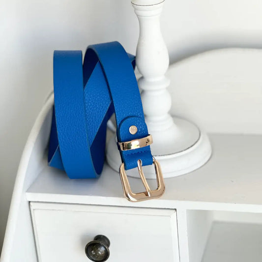 Ceinture bleu femme