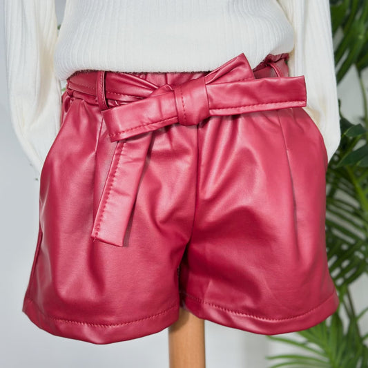 short simili cuir