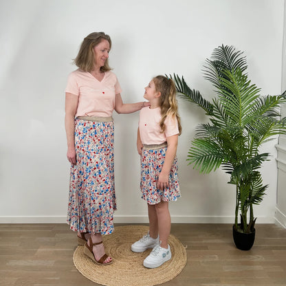 T-shirt « Telle mère telle fille » blanc ENFANT
